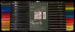 Sketch book and stlefs