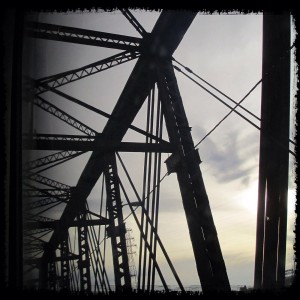 Going over a bridge - Montreal
