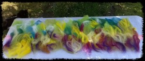 Pre-felting layout