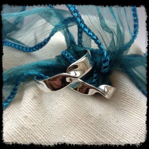 Wedding rings - these were intimidating to make!